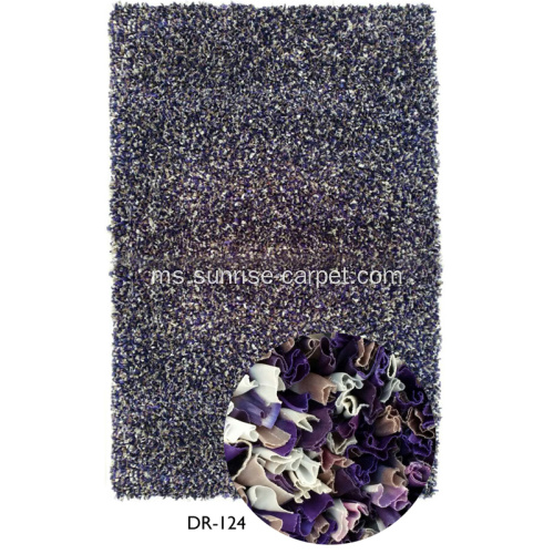 Karpet Shaggy Stripe Poliester